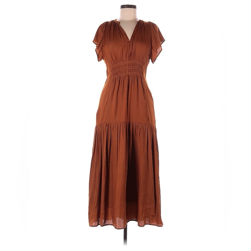 CJLA Dress - Brown, Flowy, Gorg - Picture 1 of 6